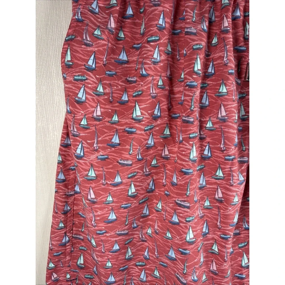 Peter Millar Swim Trunks Mens XL Seaside Collection Sailboat Beach Nautical